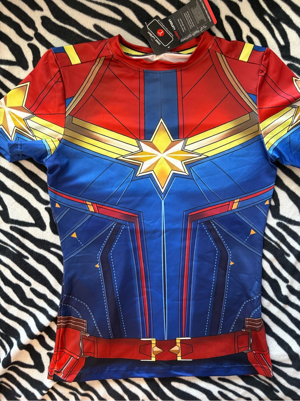 Marvel Captain Marvel athletic shirt